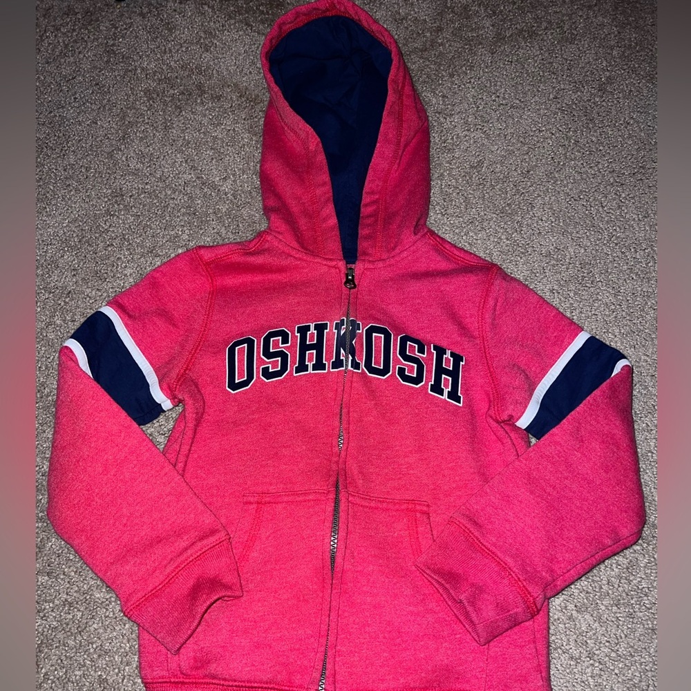 Oshkosh B’gosh Boys Hoodie, Red, 6